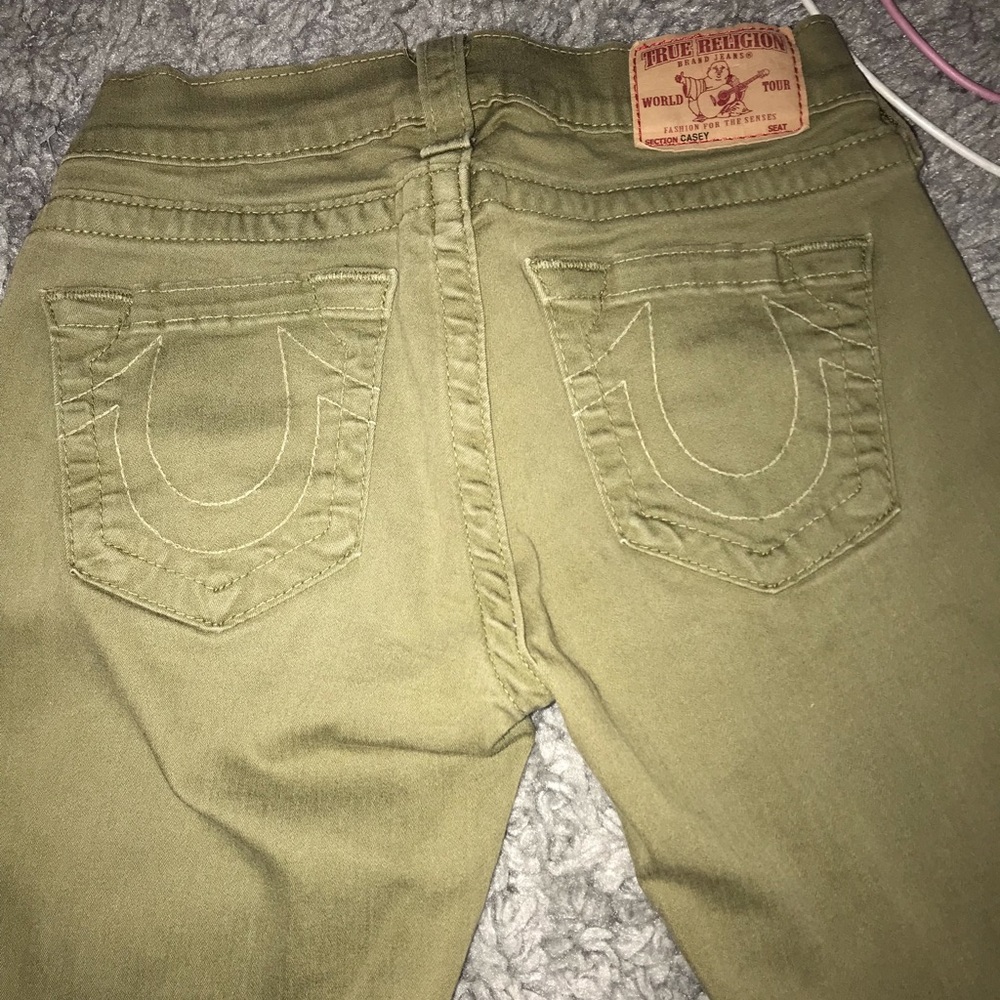 RARE True Religion Casey Jean - Olive Green